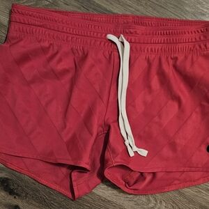 Nike Pink and Black Athletic Shorts
